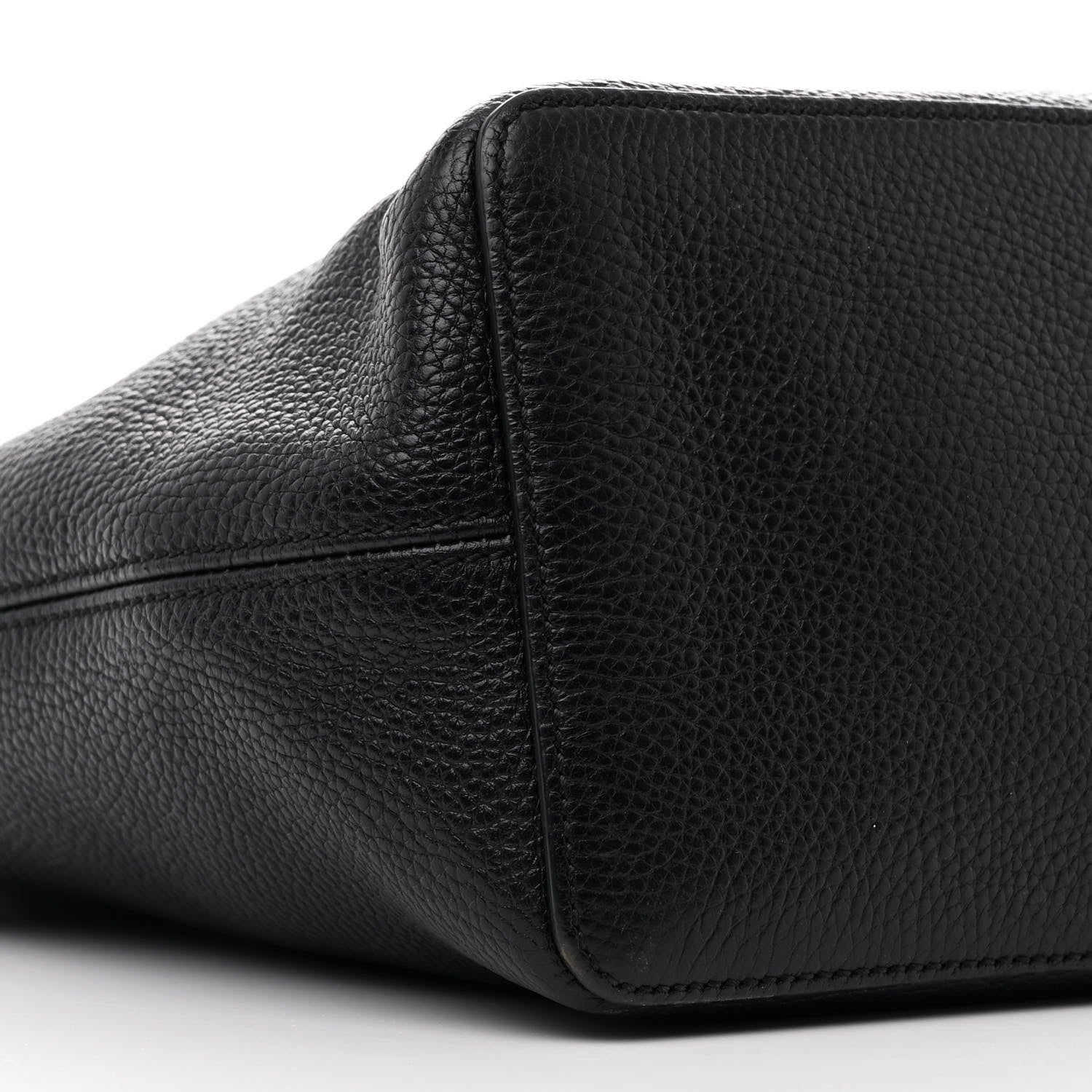 Gucci Pebbled Calfskin Large Soho Hobo Black 9 of 12