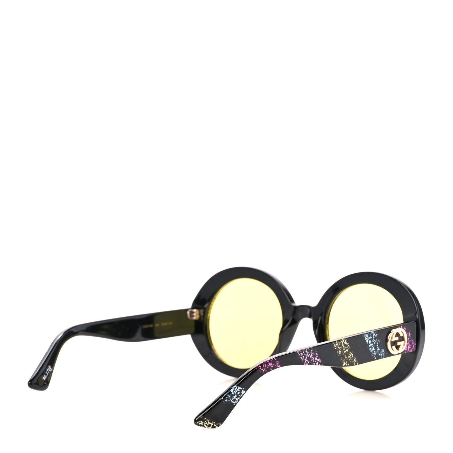 Acetate Round Glitter GG0319S Sunglasses Rainbow