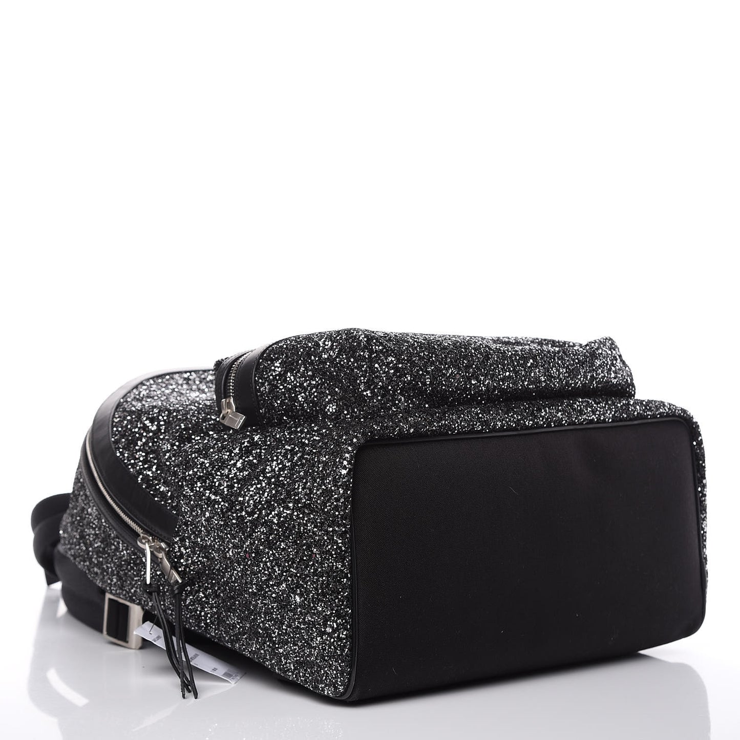 Glitter Canvas City Backpack Gun Metal