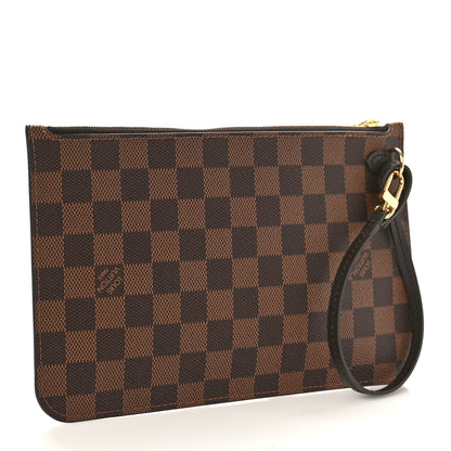 Louis Vuitton Damier Ebene Neverfull MM GM Pochette 3 of 8