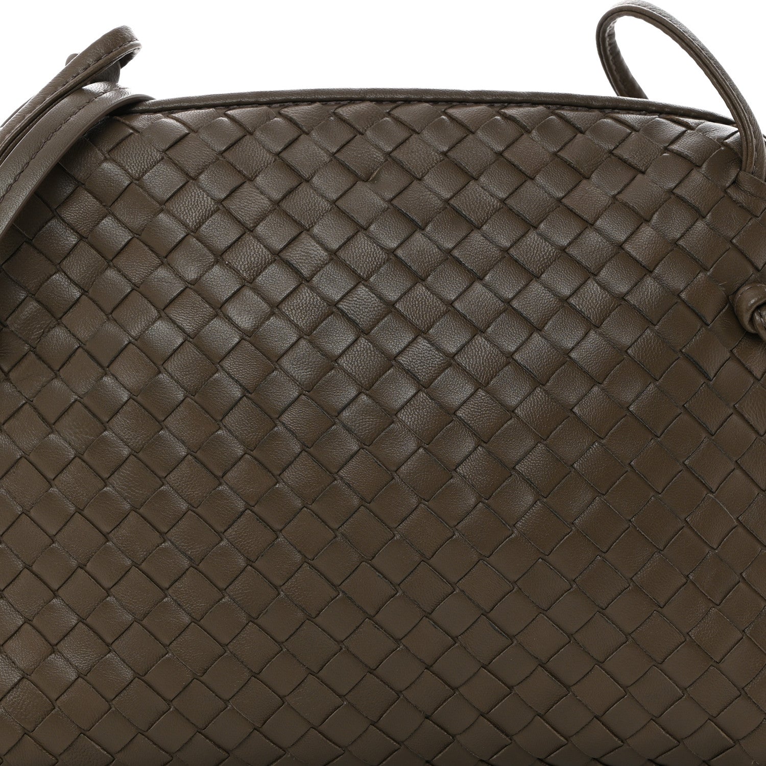 Bottega Veneta Nappa Intrecciato Nodini Crossbody Messenger Taupe Grey 8 of 11