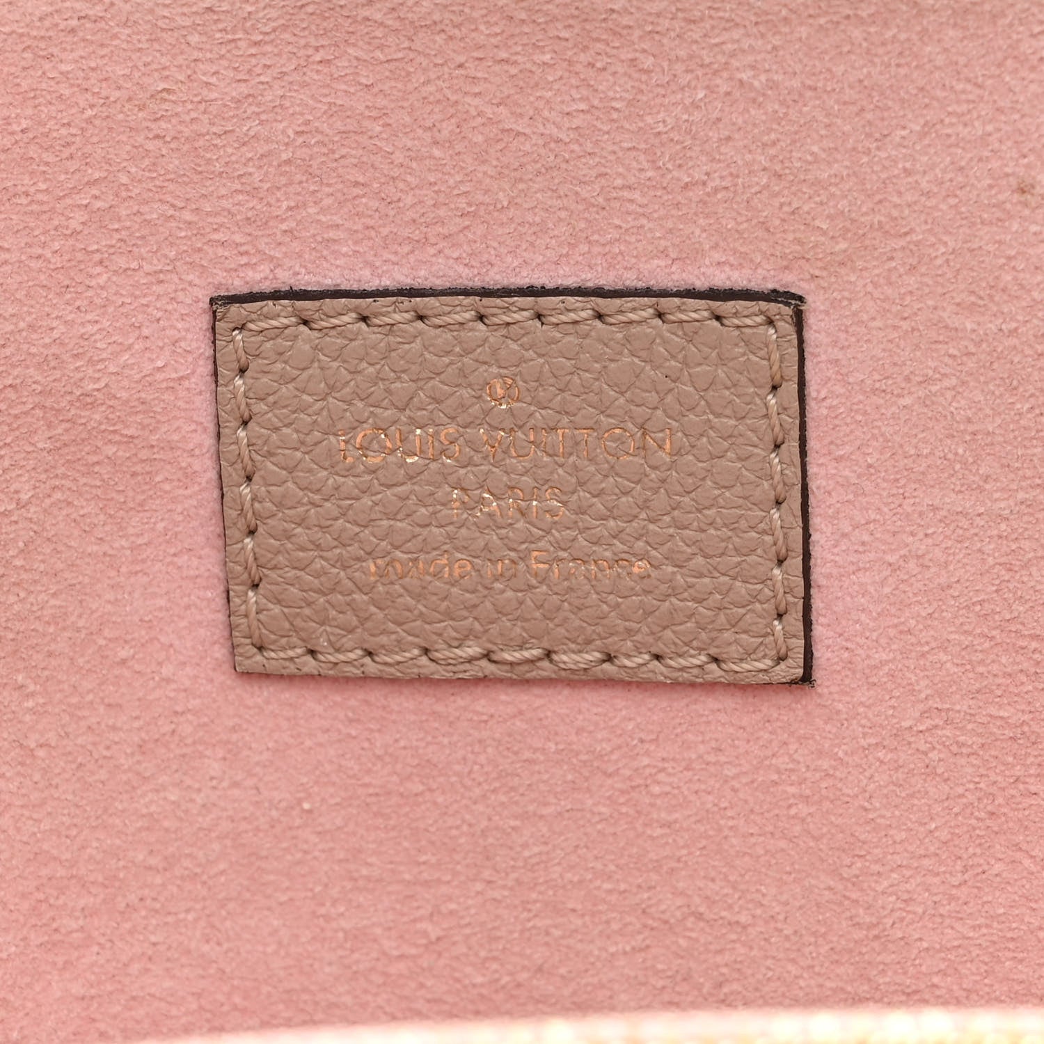 Louis Vuitton Grained Calfskin Lockme Shopper Greige 6 of 11