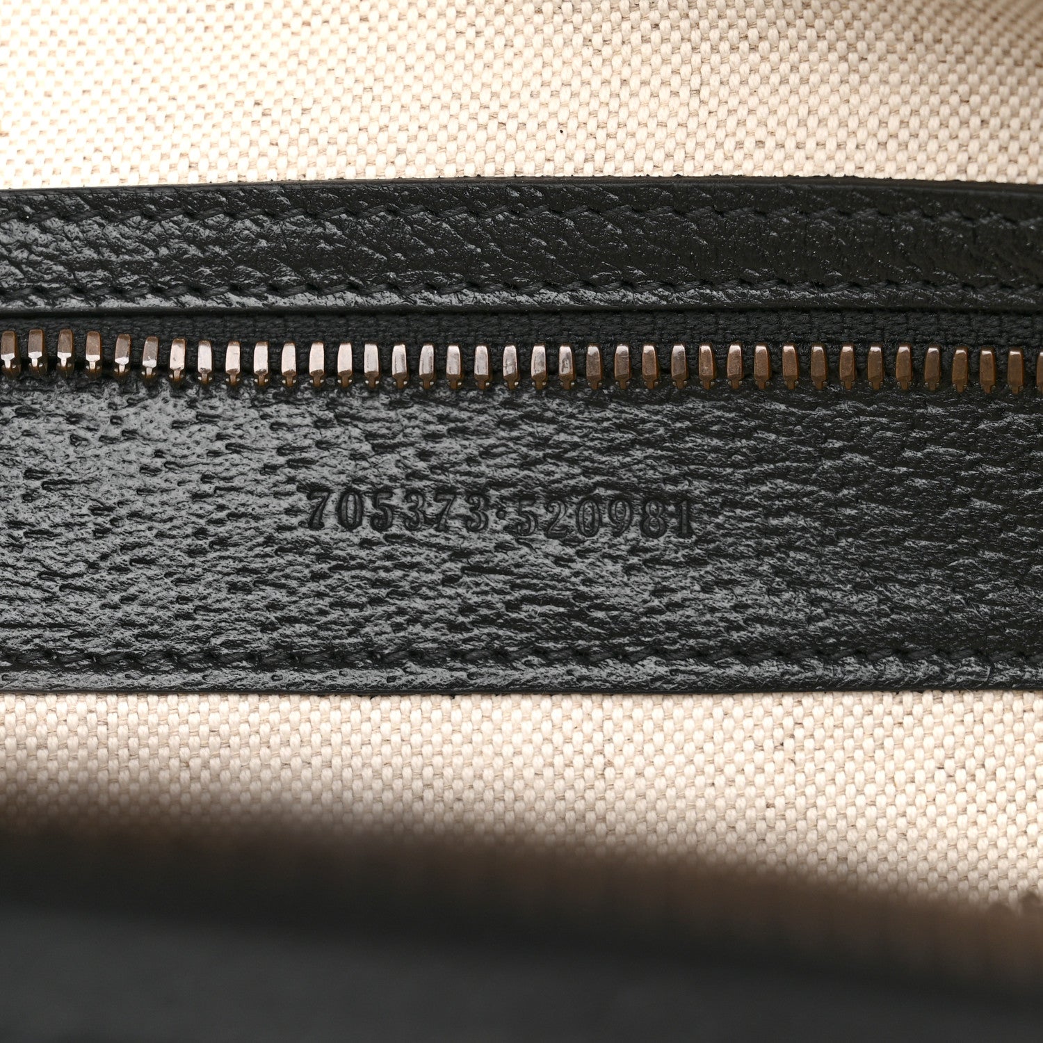 Gucci Textured Dollar Calfskin Web Large Diana Duffle Bag Black Dusty Grey 7 of 10