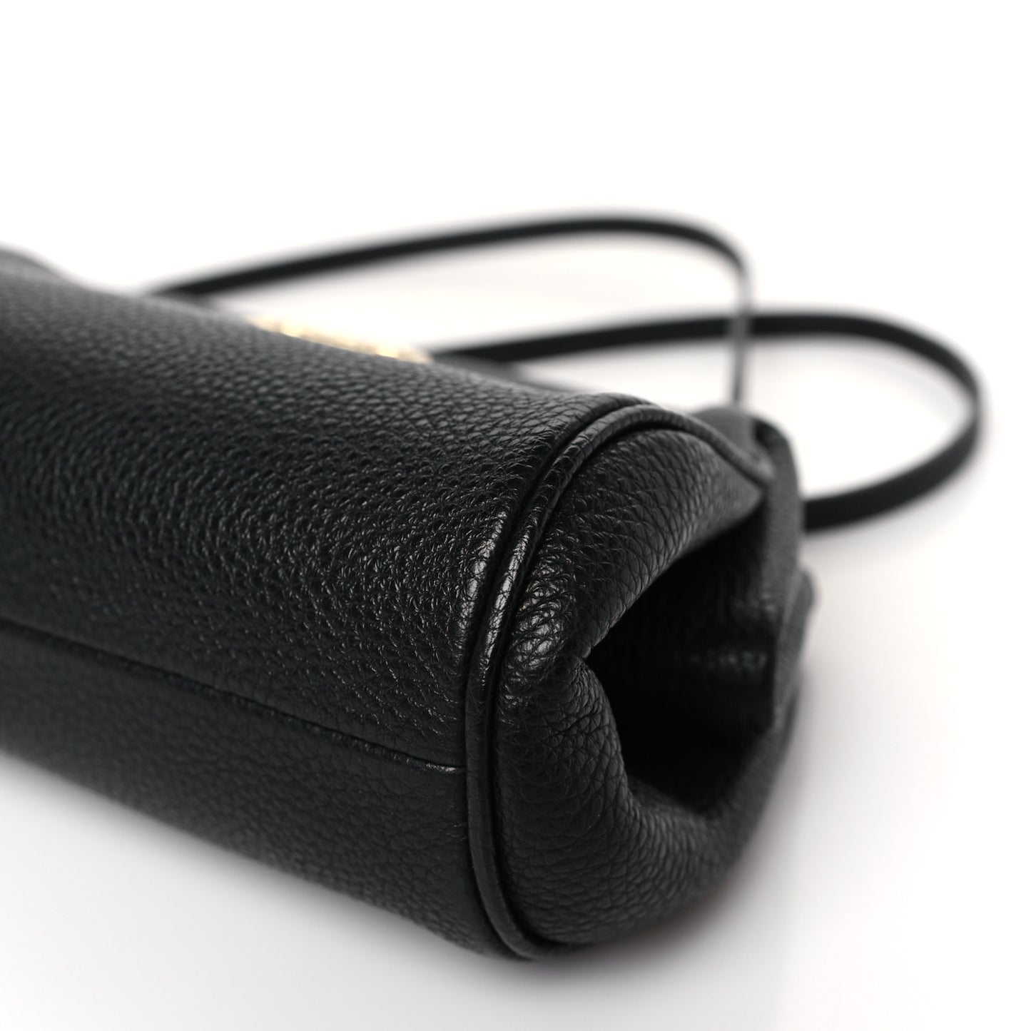 Calfskin Small Gancini Crossbody Black