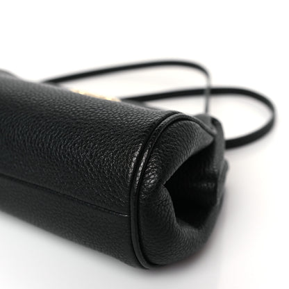 Salvatore Ferragamo Calfskin Small Gancini Crossbody Black 8 of 8