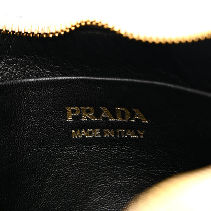 Prada Soft Calfskin Small Arque Shoulder Bag White 6 of 9