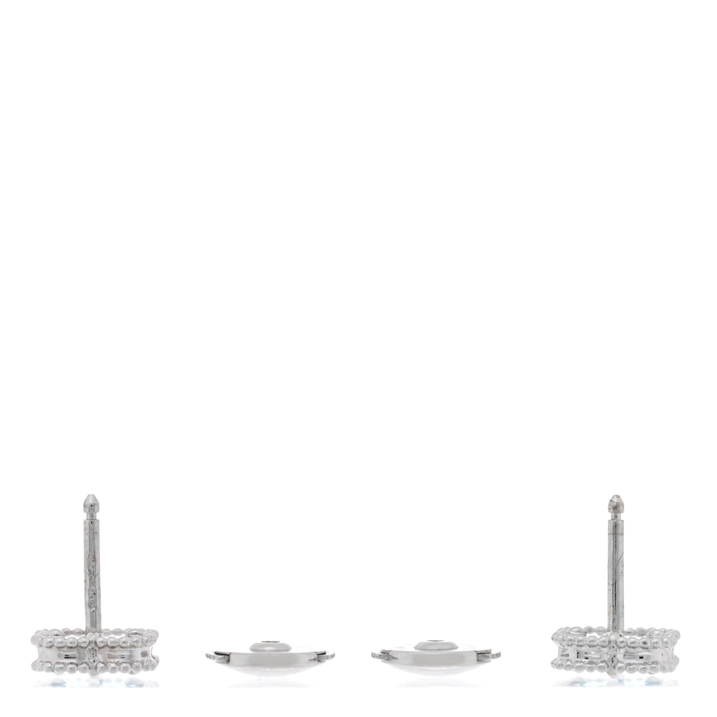 18K White Gold Turquoise Sweet Alhambra Earrings