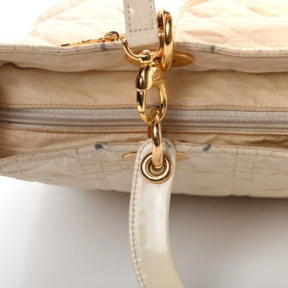 Christian Dior Nylon Cannage Large Lady Dior White 15 of 19