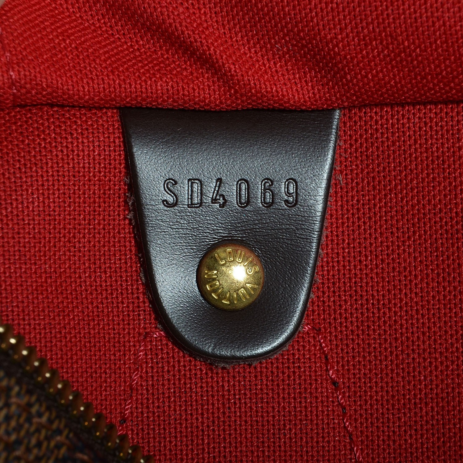 Louis Vuitton Damier Ebene Speedy 30 6 of 7