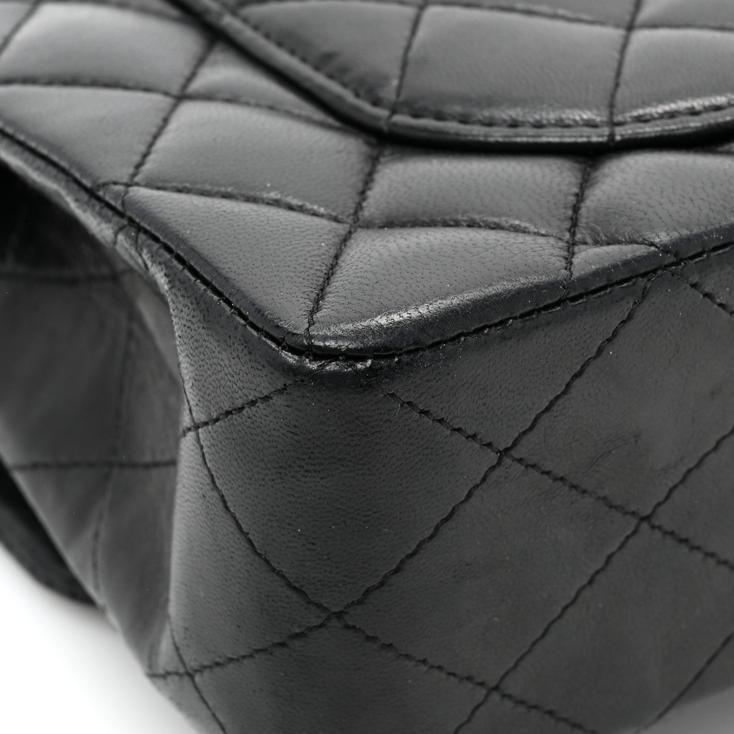 Chanel Lambskin Quilted Small Double Flap Black 15 of 16