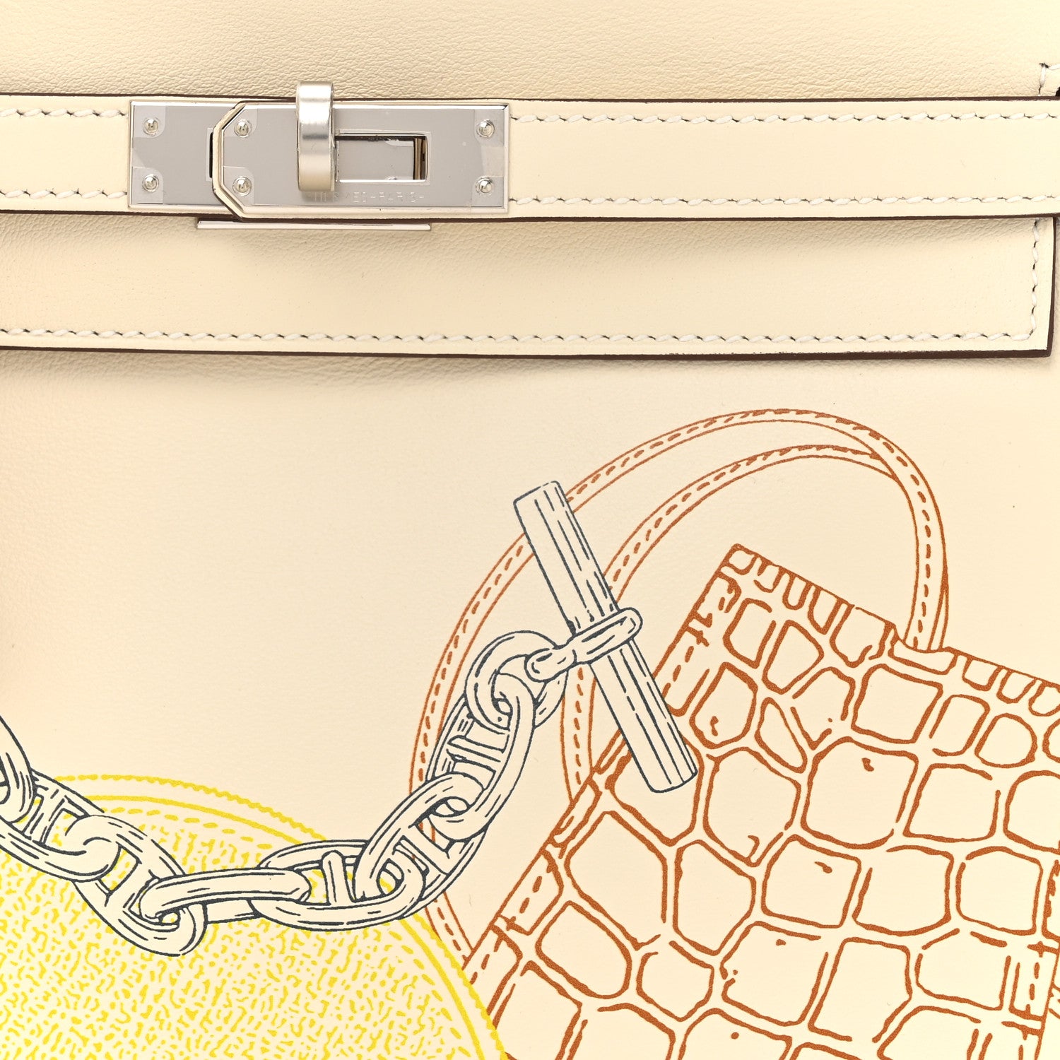 Hermes Swift In & Out Kelly Retourne 25 Nata 8 of 11