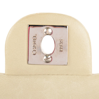 Chanel Lambskin Quilted Mini Square Flap Beige 8 of 8