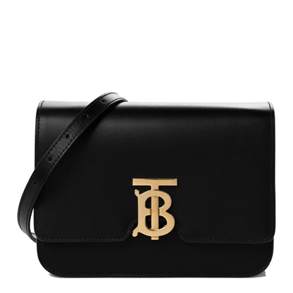 Burberry Calfskin Small TB Bag Black 1 of 8