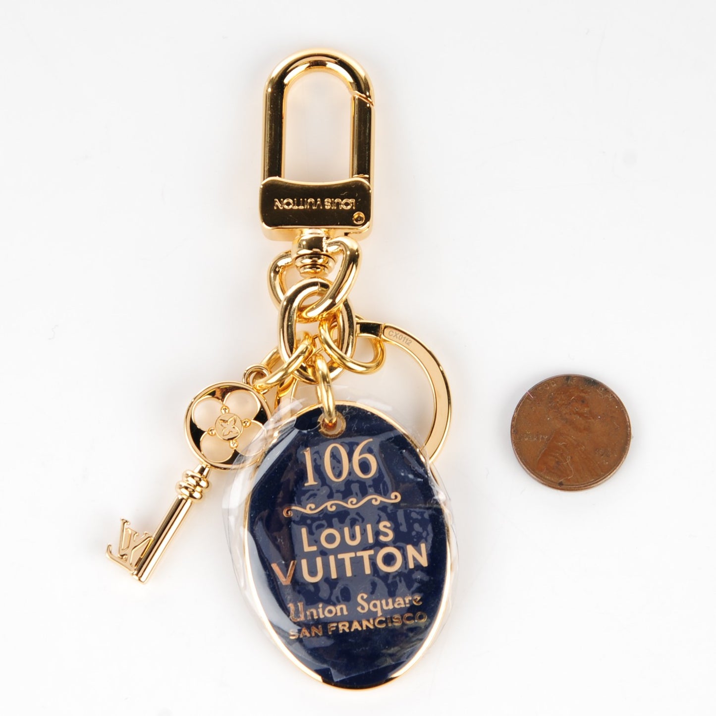 Enamel Union Square San Francisco Maizeon Key Holder Navy