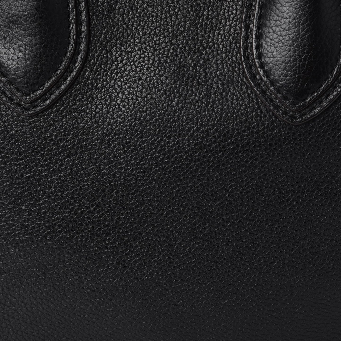 Drummed Calfskin Mini Luggage Black