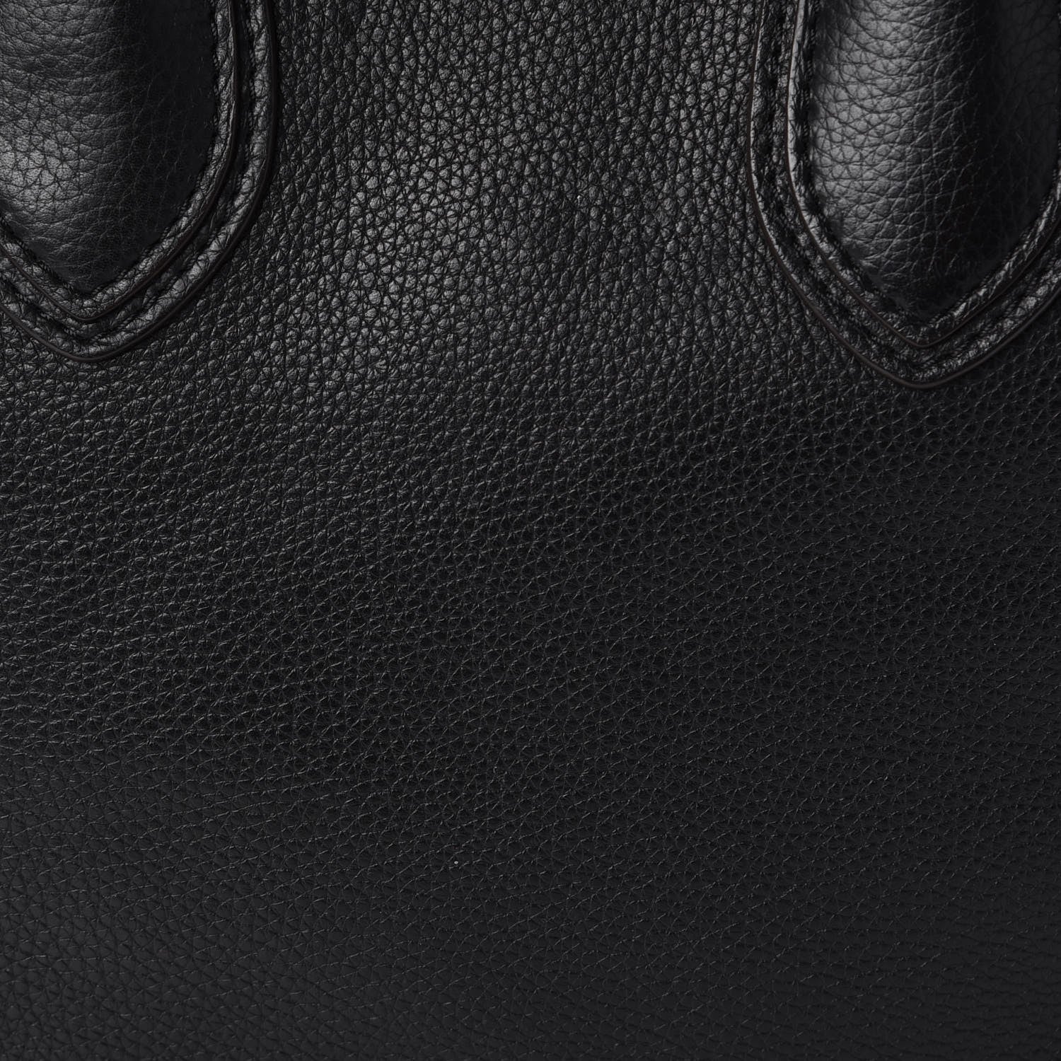 Celine Drummed Calfskin Mini Luggage Black 10 of 14