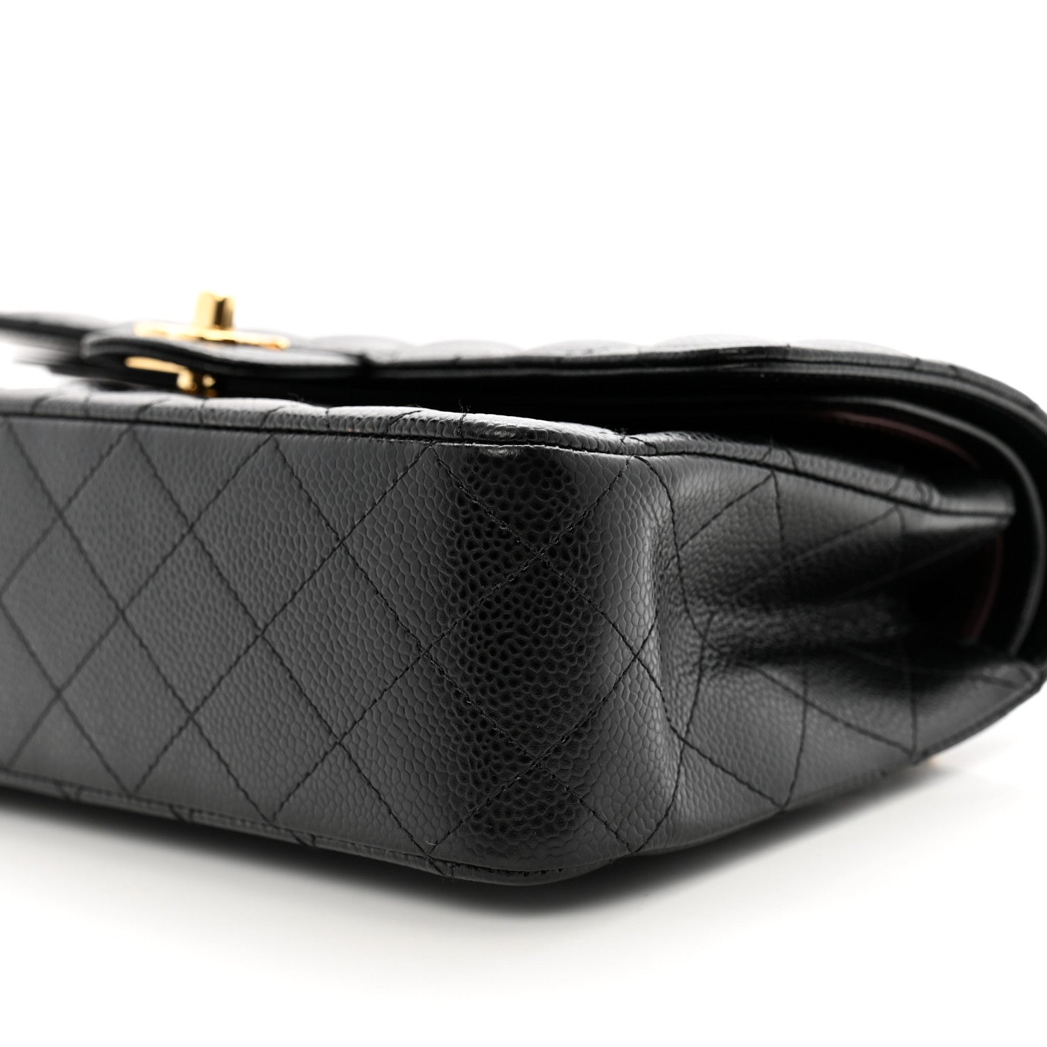Chanel Caviar Quilted Medium Double Flap Black 10 of 10