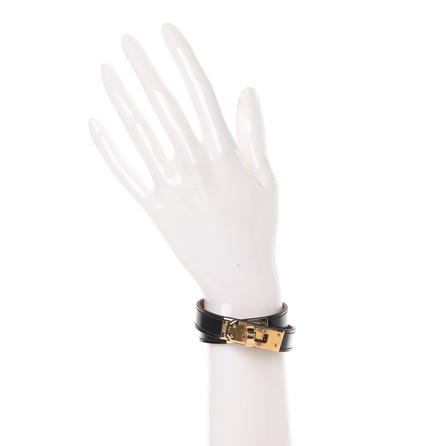Hermes Box Kelly Double Tour Bracelet XS Black 2 of 7