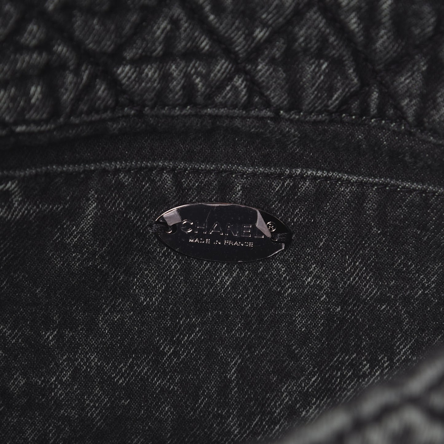 Denim Quilted Denimpression Flap Green Black