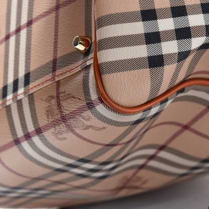 Burberry Haymarket Check Small Canterbury Tote Burnt Amber 13 of 13