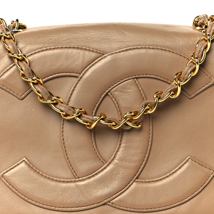 Chanel Lambskin Mini Timeless CC Flap Bag Beige 9 of 11