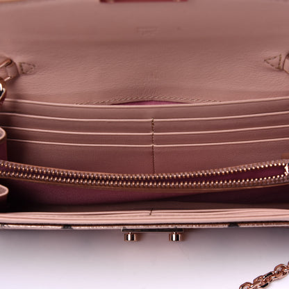 MCM Metallic Visetos Patricia Wallet On Chain Champagne Gold 5 of 11
