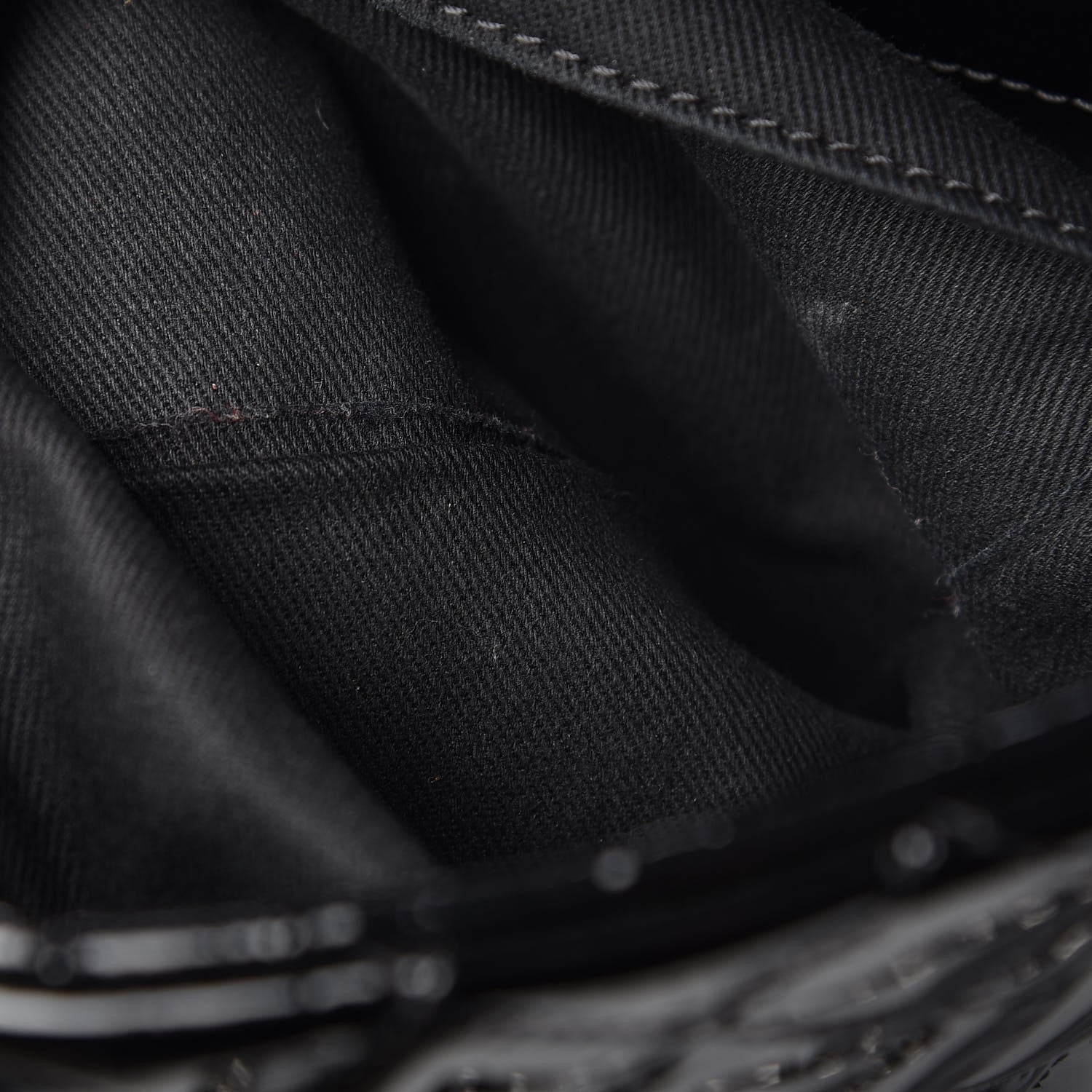 Chanel Patent Quilted Large Just Mademoiselle Bowling Bag Black 14 of 15