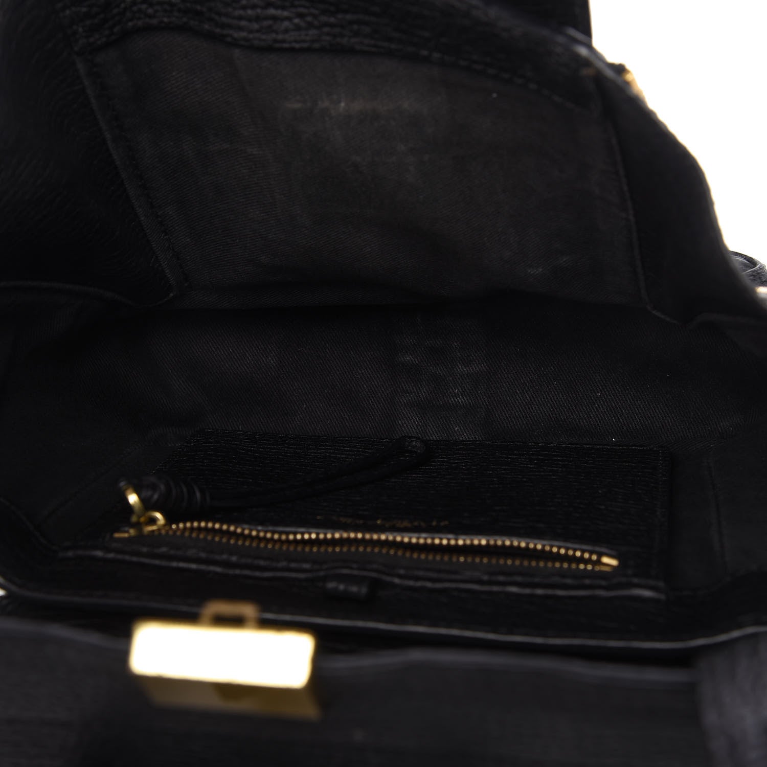 3.1 Phillip Lim Textured Calfskin Mini Pashli Satchel Black 5 of 9