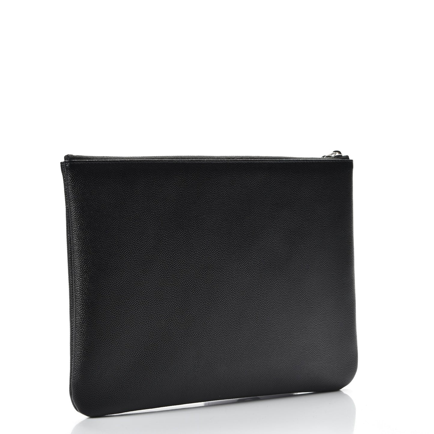 Caviar Studded Medium Deauville Pouch Black