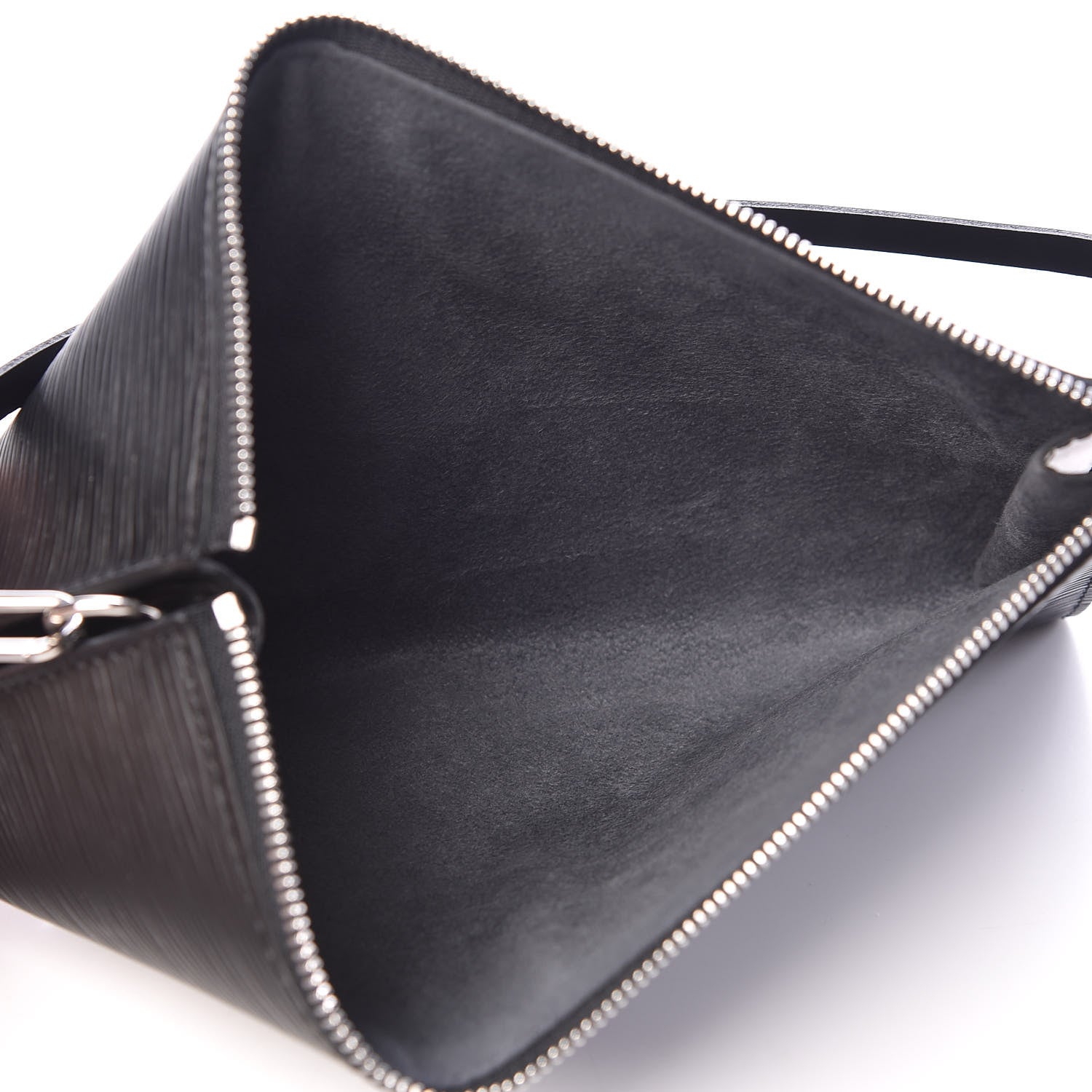 Louis Vuitton Epi Pochette Accessories 24 Black 5 of 10
