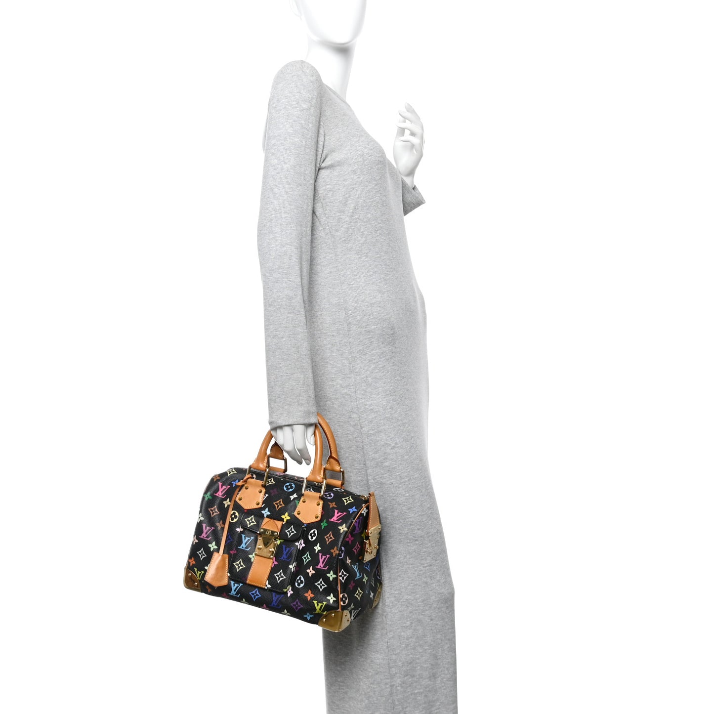 Monogram Multicolor Speedy 30 Black