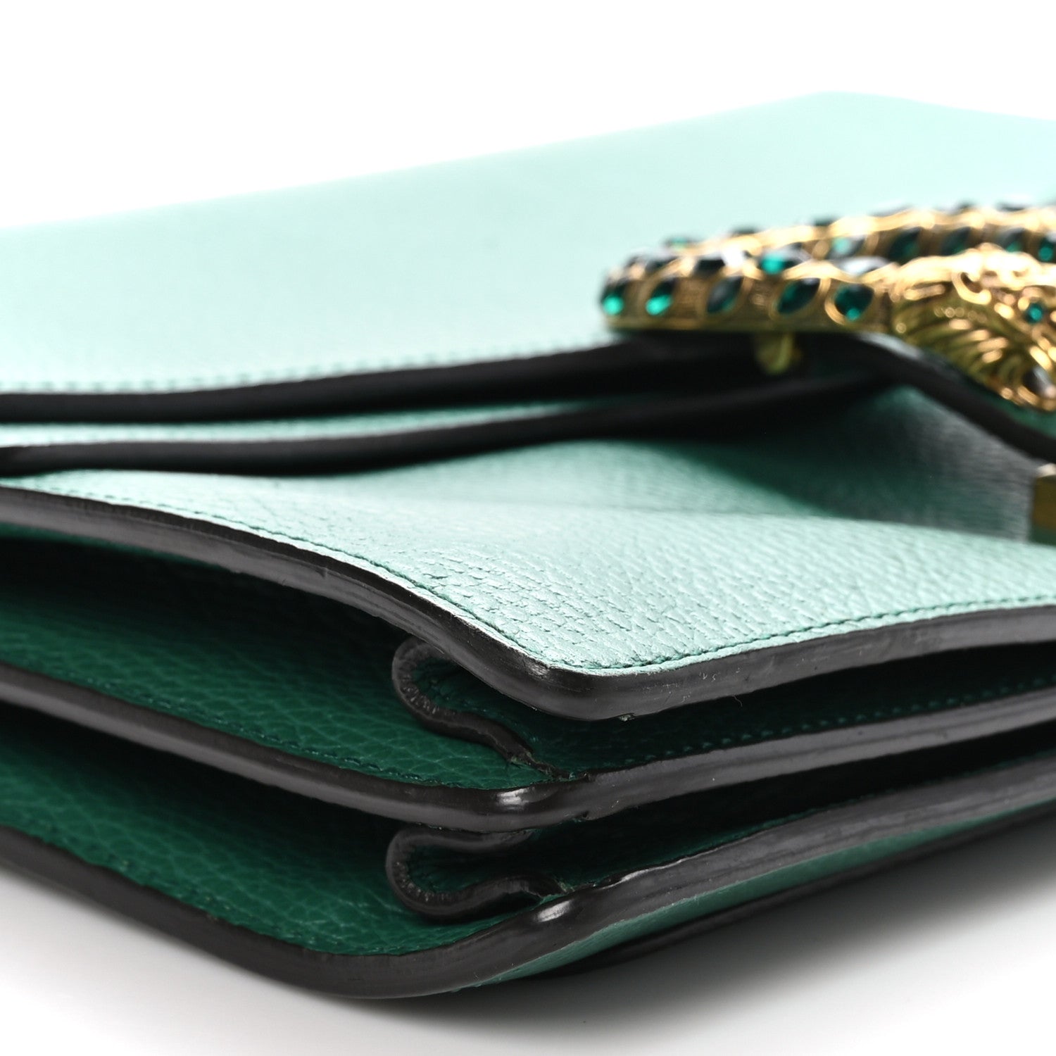 Gucci Dollar Calfskin Crystal Medium Dionysus Shoulder Bag Emerald 11 of 12