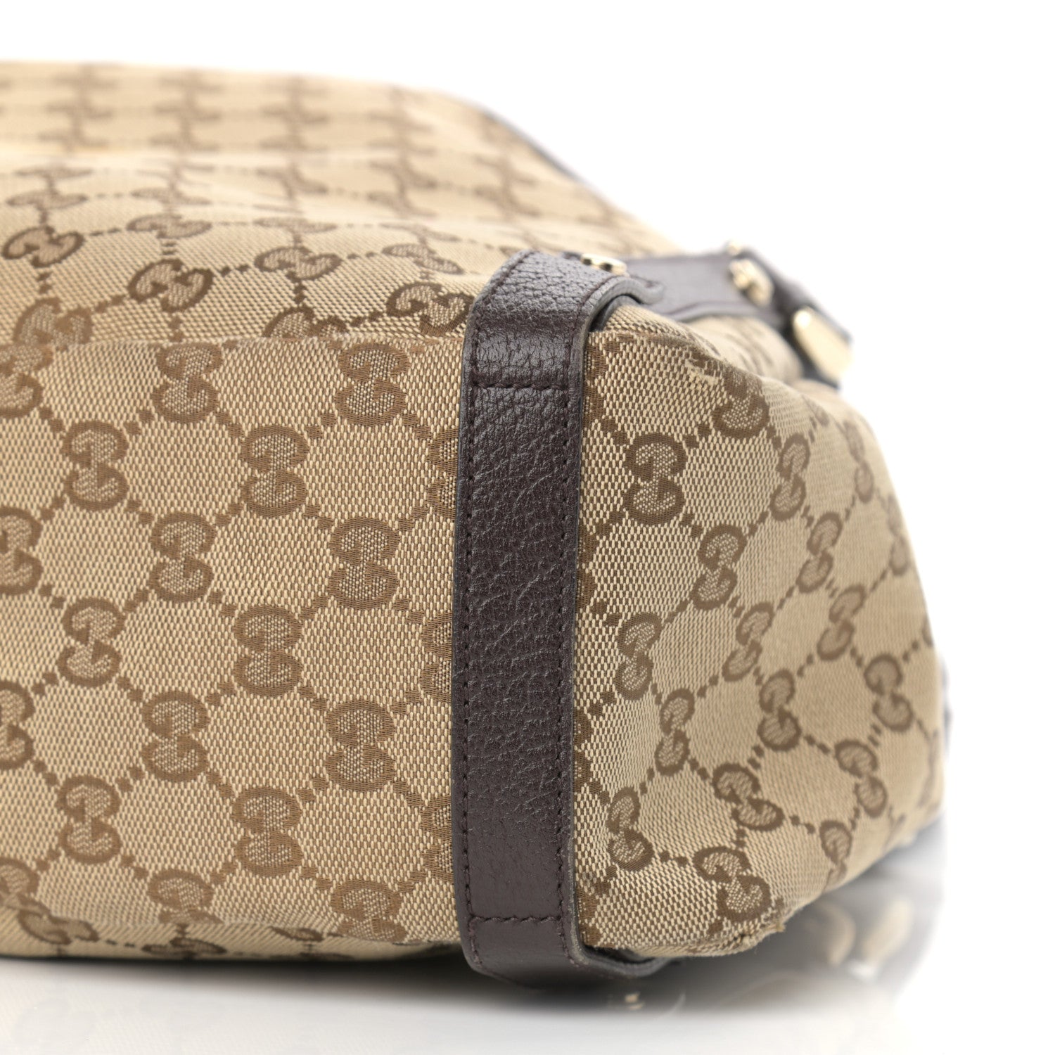 Gucci Monogram Medium Abbey Shoulder Bag Dark Brown 10 of 13