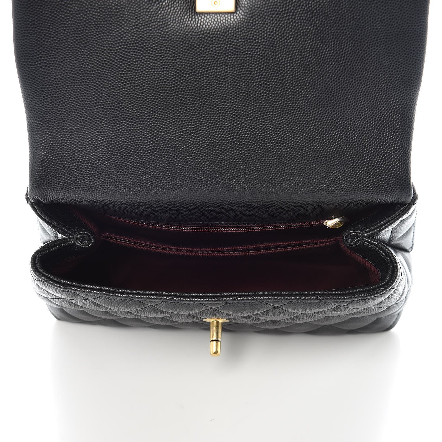 Chanel Caviar Quilted Mini Coco Handle Flap Black 5 of 10