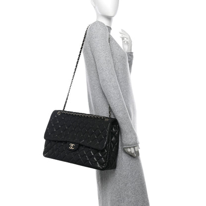 Chanel Caviar Quilted XXL Travel Flap Bag Black 2 of 11