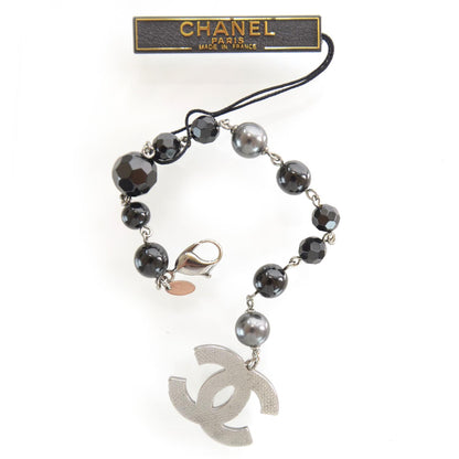 Chanel Beaded CC Bracelet Black 1 of 4