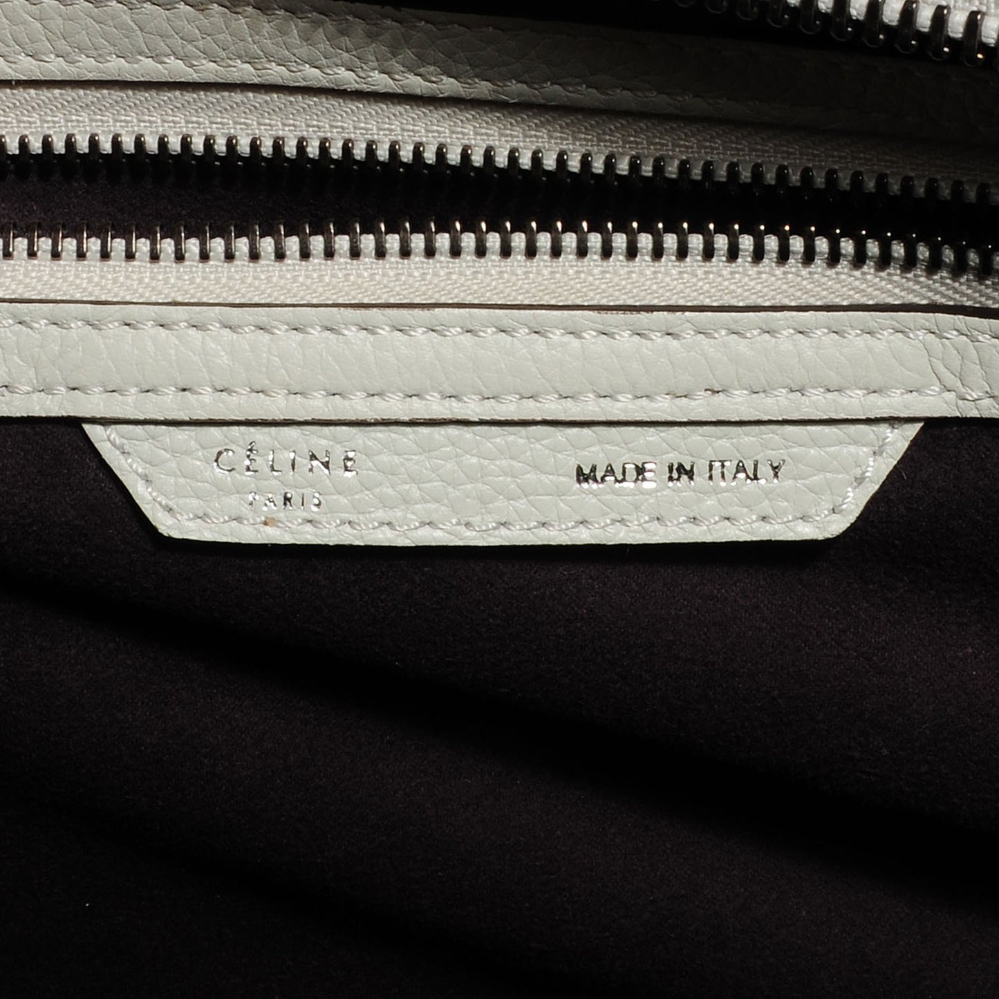 Drummed Calfskin Mini Luggage Lune