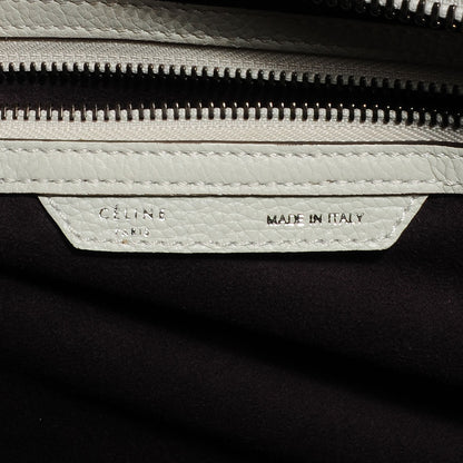 Celine Drummed Calfskin Mini Luggage Lune 5 of 8