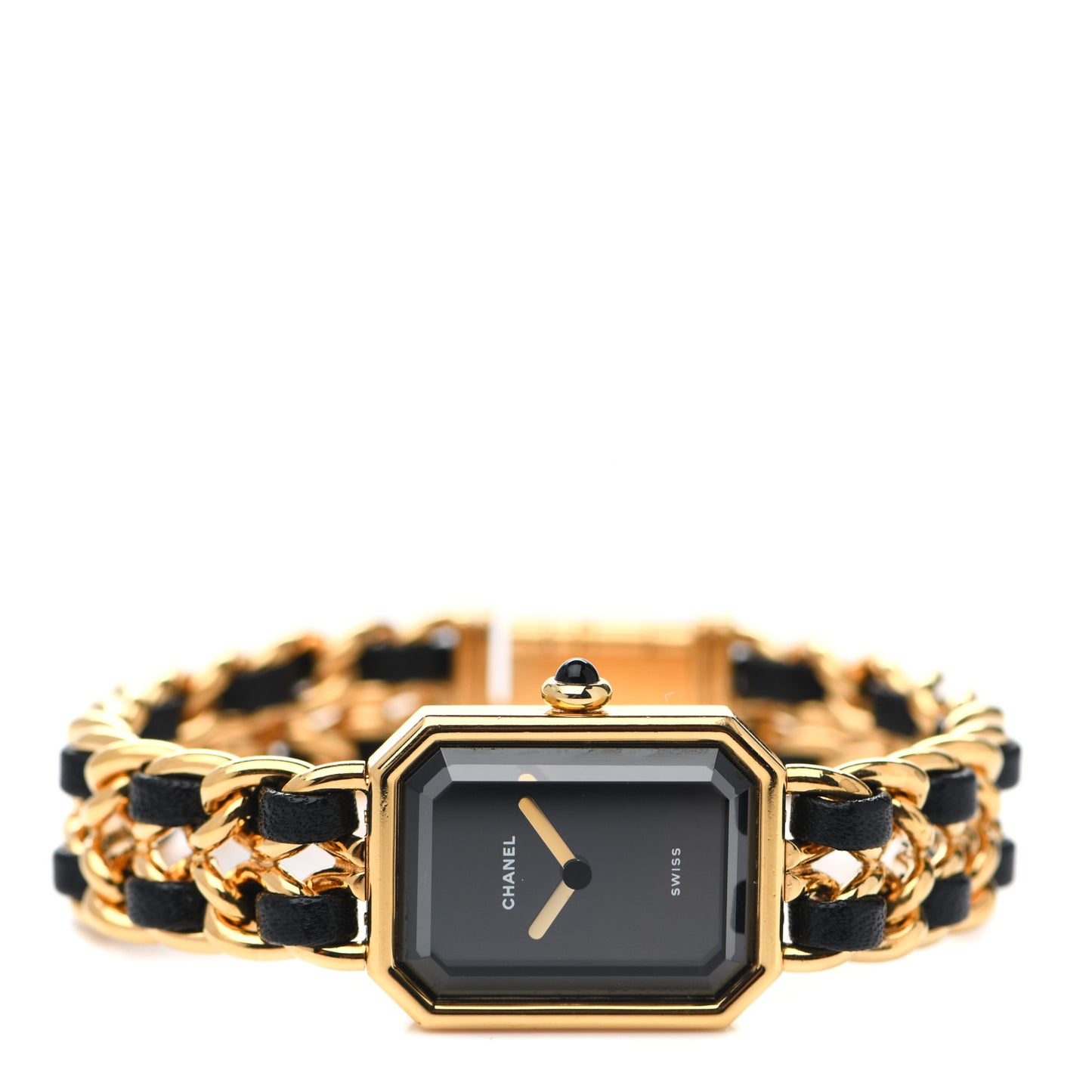 Stainless Steel Lambskin 20mm Chain Premiere Quartz Watch Gold M