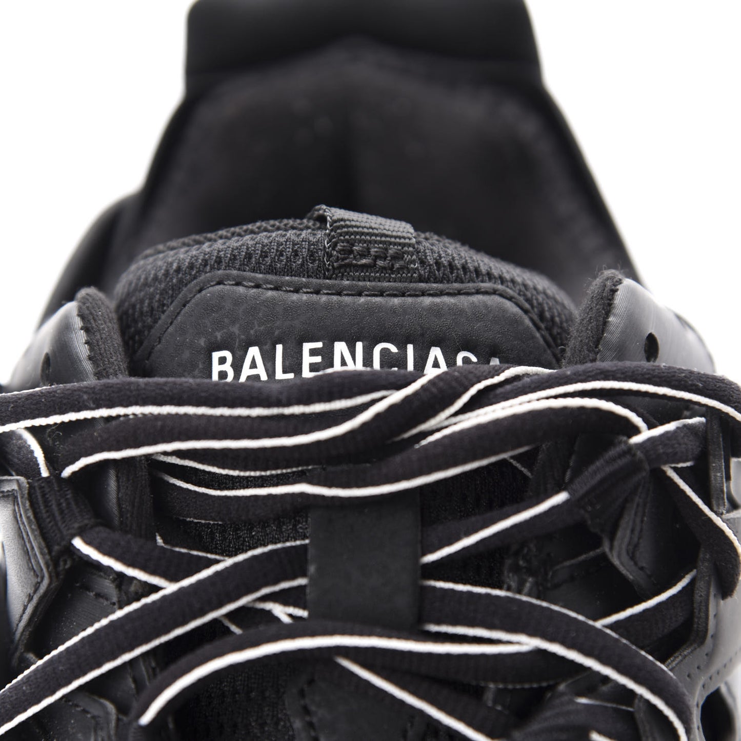 Mesh Nylon Womens Track Sneakers 42 Black