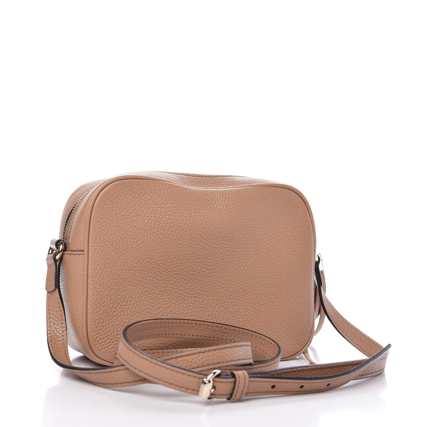 Gucci Pebbled Calfskin Small Soho Disco Bag Rose Beige 3 of 10