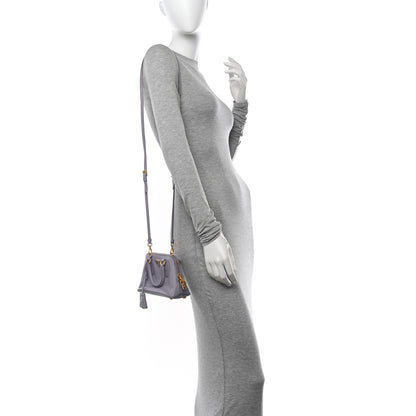 Prada Saffiano Lux Mini Promenade Tote Glicine Glicine 2 of 10