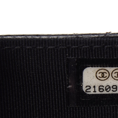 Chanel Caviar Quilted Flap Card Holder Black 7 of 10