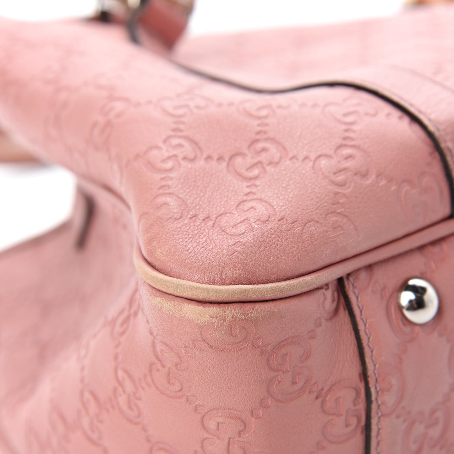 Guccissima Medium GG Twins Tote Pink