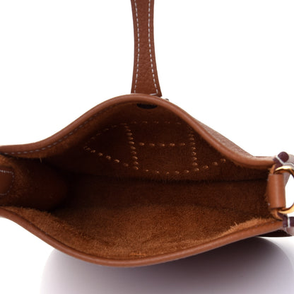 Hermes Taurillon Clemence Evelyne TPM Gold 4 of 5