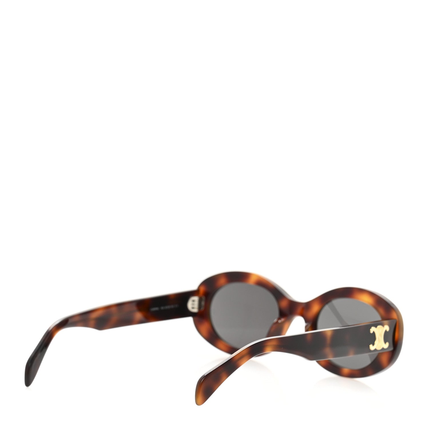 Celine Acetate Triomphe 01 Sunglasses CL 40194U Blonde Havana 4 of 9