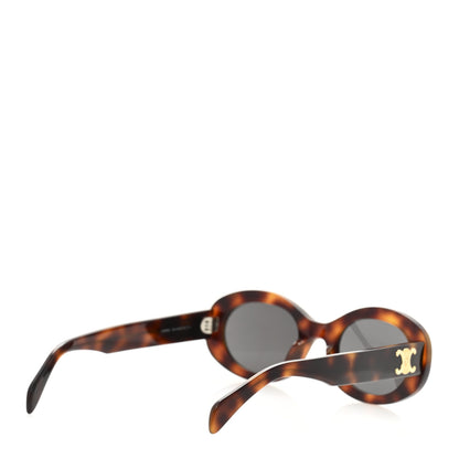Celine Acetate Triomphe 01 Sunglasses CL 40194U Blonde Havana 4 of 9