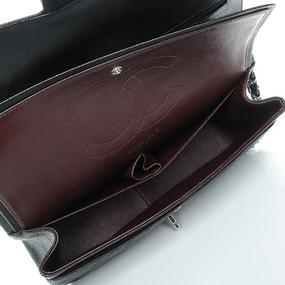 Chanel Caviar Quilted Jumbo Double Flap Black 5 of 7