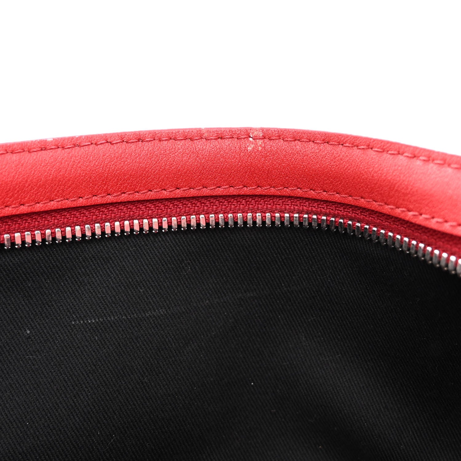 MCM Visetos Medium Klara Hobo Red Black 10 of 11