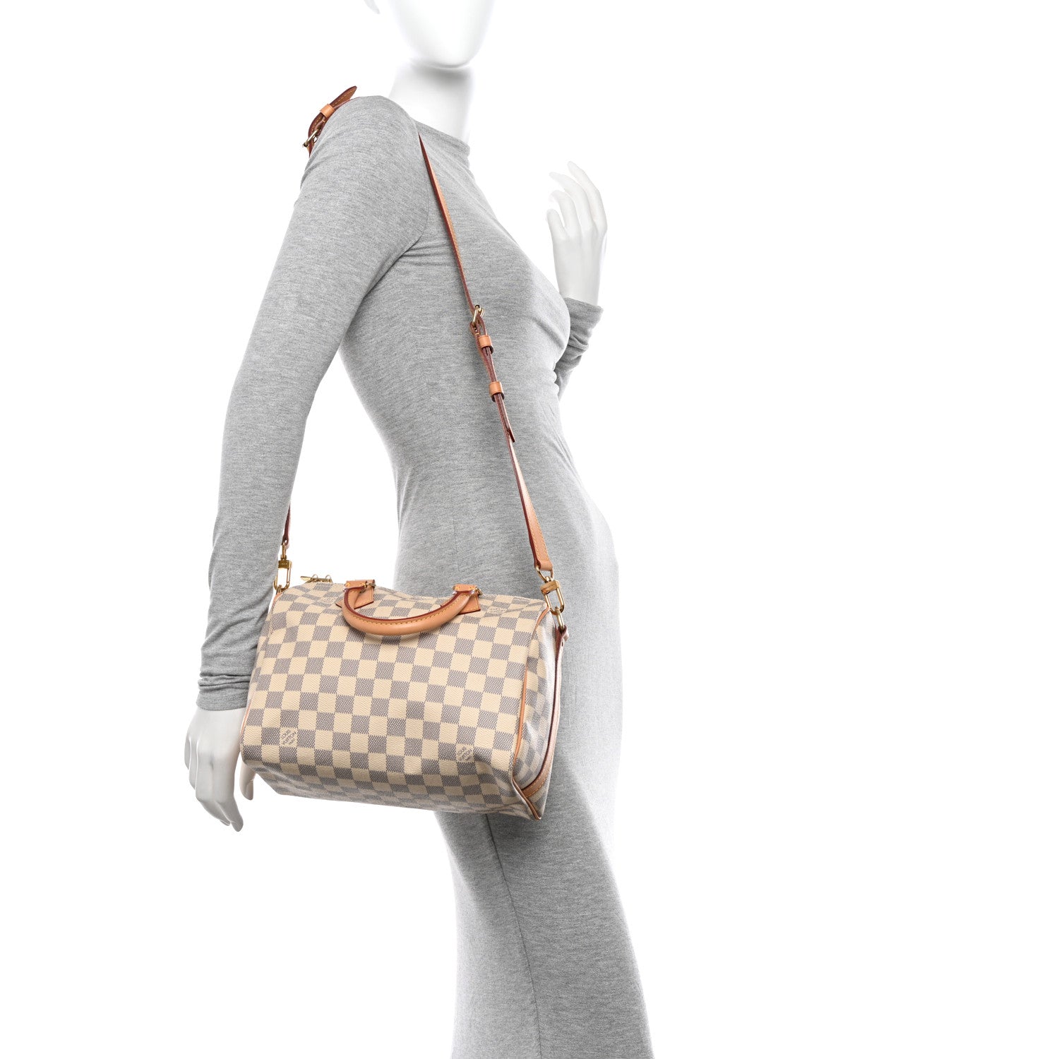 Louis Vuitton Damier Azur Speedy Bandouliere 25 2 of 11